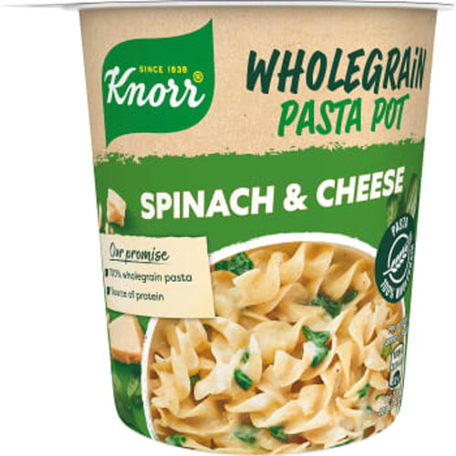 Pasta Snack Pot Spenat Ost 60g Knorr