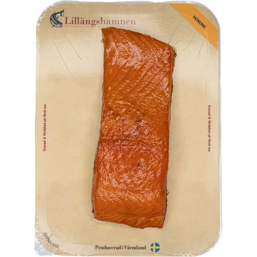 Laxfilé Honungsmarinerad Varmrökt 250g Lillängshamnen