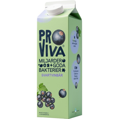 Fruktdryck Svartvinbär 1l Proviva