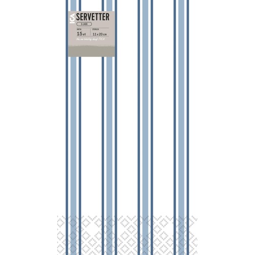 Servett 20cm Rand 15-p ICA