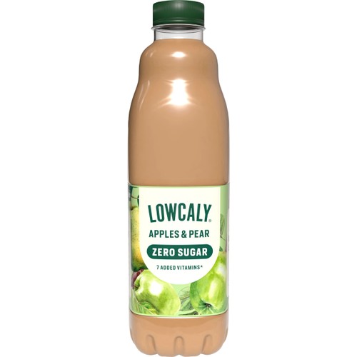 Frukostdryck Äpple & Päron Sockerfri 1000ml Lowcaly