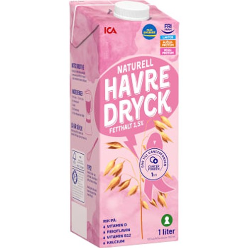 Havredryck Naturell 1l ICA