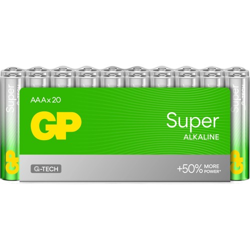 Batteri GP Super Alkaline AAA/LR03 20-pack GP