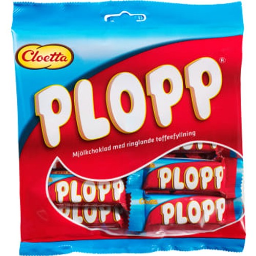 Choklad Plopp mini påse 158g Cloetta