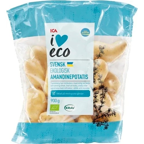 Potatis Amandine 900g KRAV Klass 1 ICA I