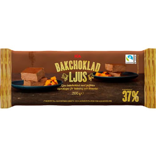 Bakchoklad Ljus 200g ICA