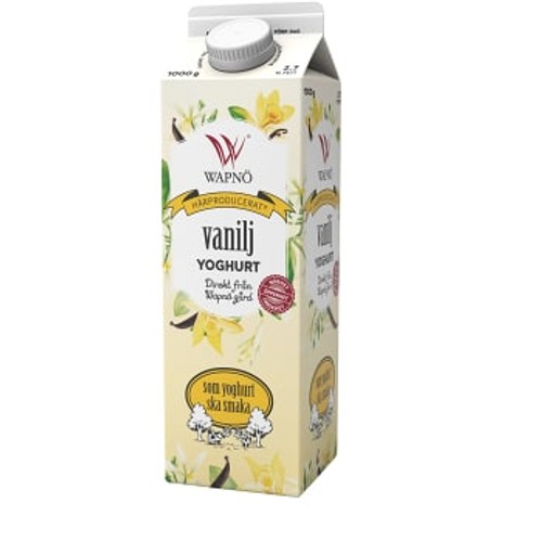 Yoghurt Vanilj 2.8% 1kg Wapnö