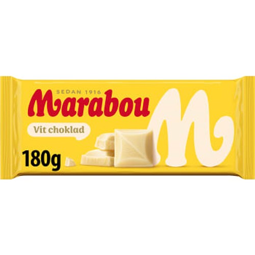 Vit choklad 180g Marabou