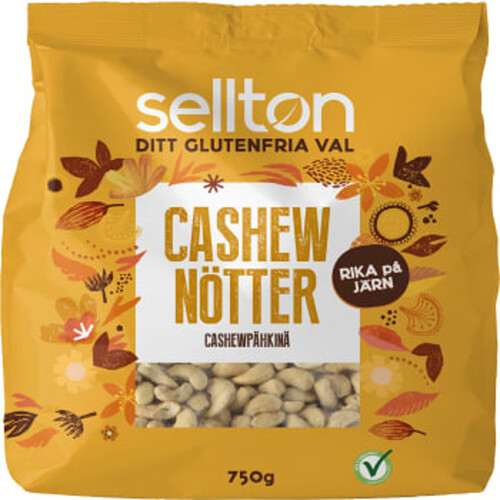 Cashewnötter 750g Sellton