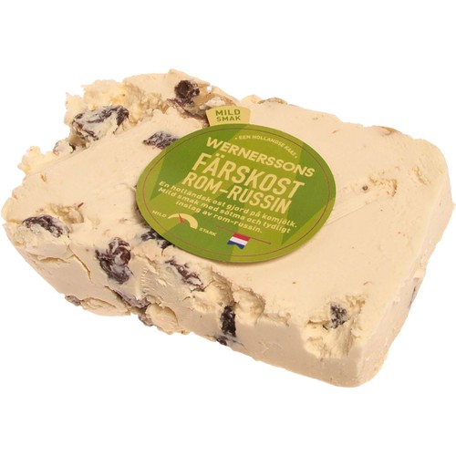 Färskost Rom-russin ca 140g Wernerssons