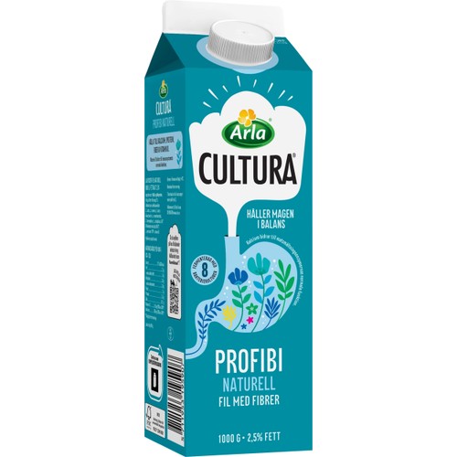 Filmjölk Profibi Naturell Laktosfri 2,5% 1000g Arla Cultura®