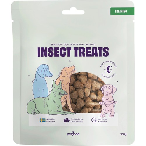 Hundgodis insekter 100g Petgood