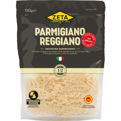 Parmesan Grovriven 150g Parmigiano Reggiano