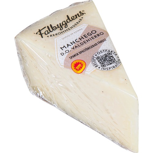 Ost Manchego Valdehierro Opastöriserad lagrad ca 150g Falbygdens