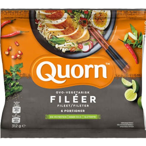 Vegetariska Filéer Fryst 312g Quorn