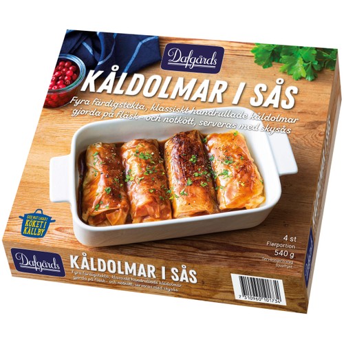 Kåldolmar i sås Fryst 4-p 540g Dafgårds