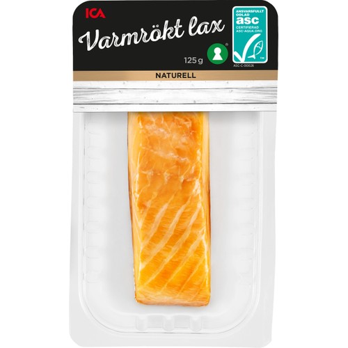 Lax Färsk Varmrökt 125g Miljömärkt ICA