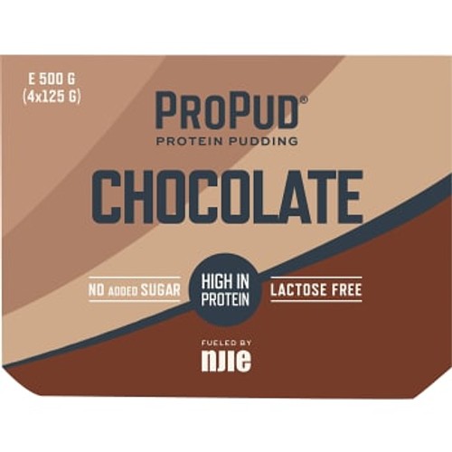 Proteinpudding ProPud Choklad Laktosfri 125g 4-p NJIE