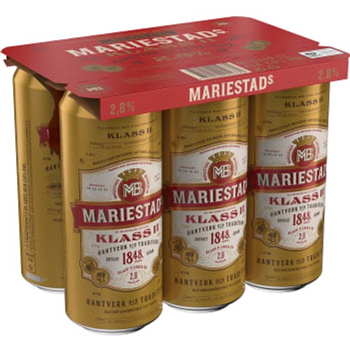 Öl 2,8% 50cl 6-p Mariestads 