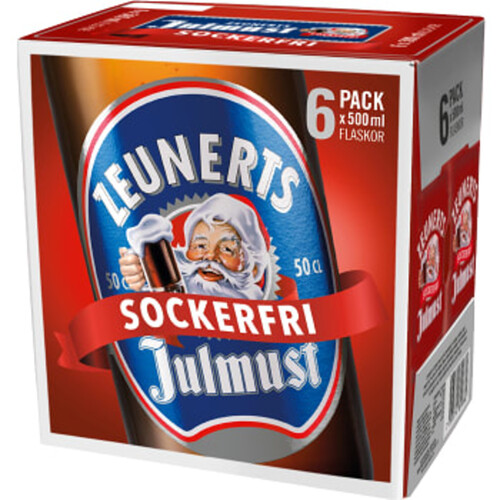 Julmust Sockerfri 50cl 6-p Zeunerts