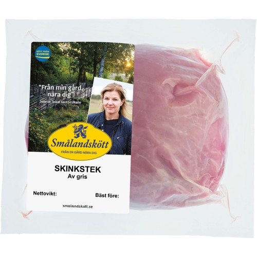 Skinkstek Färsk av gris ca 1kg Smålandskött