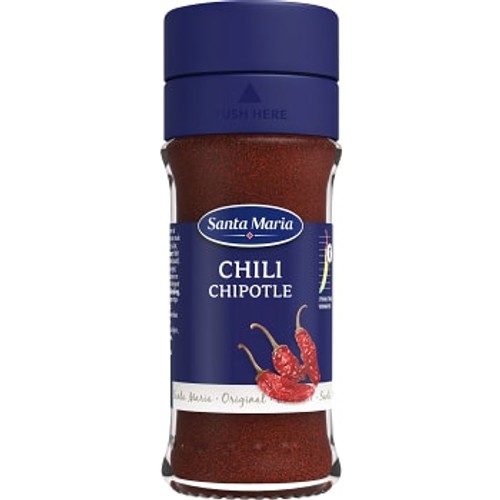 Chilipeppar Chipotle 33g Santa Maria