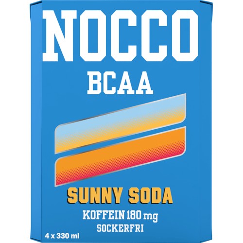 Energidryck Sunny Soda 33cl 4-p Nocco