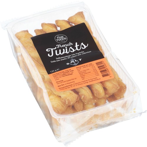 Brödpinnar French Twists Salt 125g Fine Foods