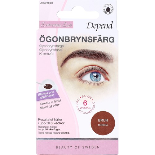 Ögonbrynsfärg Brun 1-p Depend