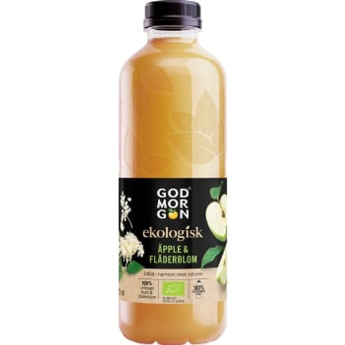Juice Apple & Elderflower Ekologisk 850ml God morgon