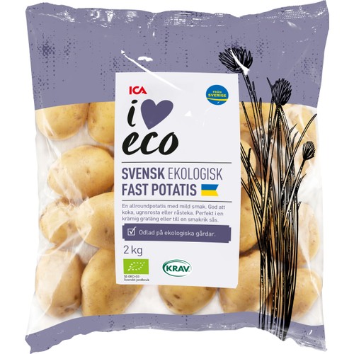 Fast potatis Ekologisk 2kg KRAV Klass 2 ICA