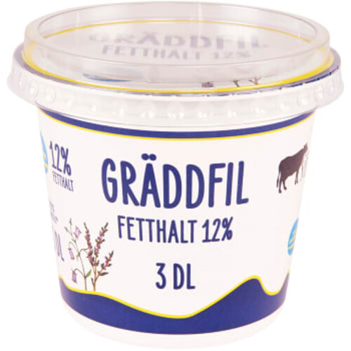 Gräddfil 12% 3dl Grådö Mejeri