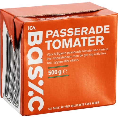 Passerade Tomater 500g ICA Basic