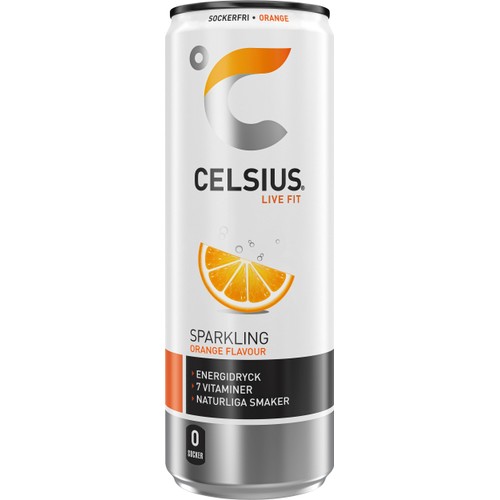 Energidryck Orange Rush 35.5cl Celsius