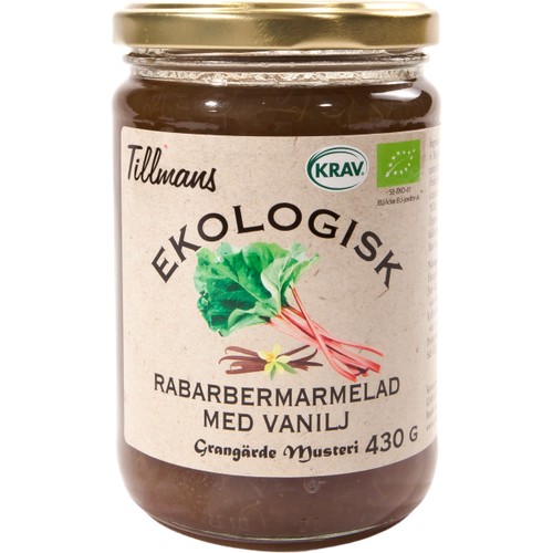 Rabarbermarmelad Eko 430g Grangärde Musteri