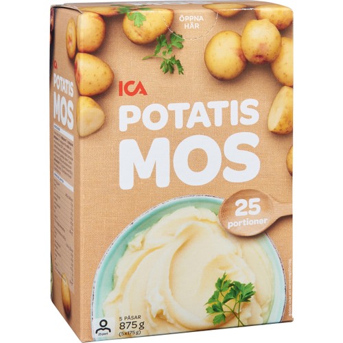 Potatismos 25 port 875g ICA