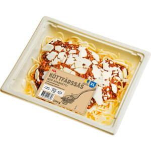 Färdigmat Köttfärssås Med Spaghetti Xl 500G