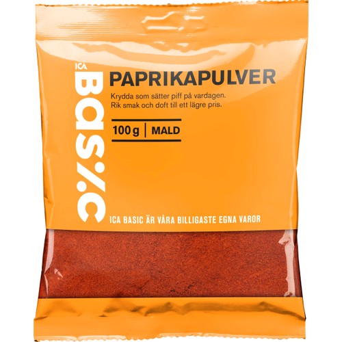 Paprikapulver 100g ICA Basic