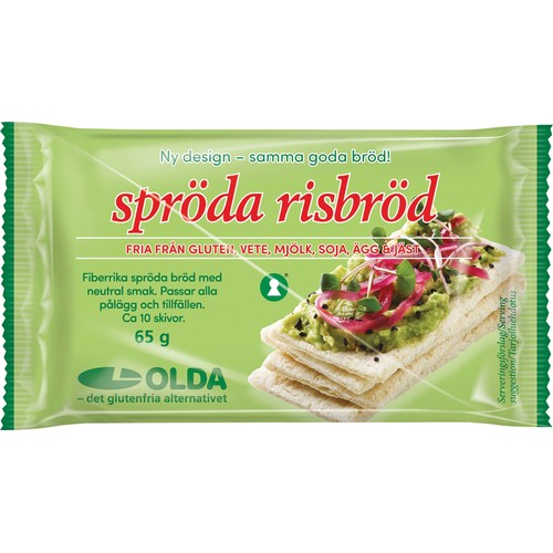 Risbröd Spröda 65g Oldana