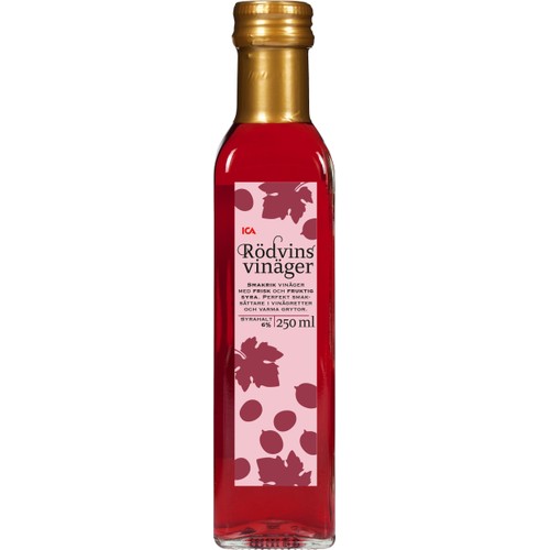 Rödvinsvinäger 250ml ICA