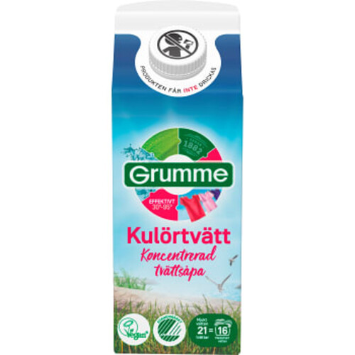 Tvättmedel Flytande Kulörtvätt 750ml Grumme