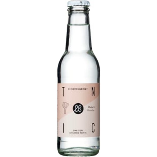 Läsk Tonic Water Rabarber Ekologisk 20cl Ekobryggeriet