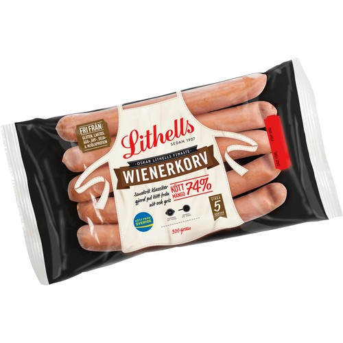 Wienerkorv 300g Lithells