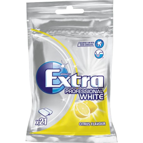 Tuggummi Extra Professional White Citrus 29g Extra
