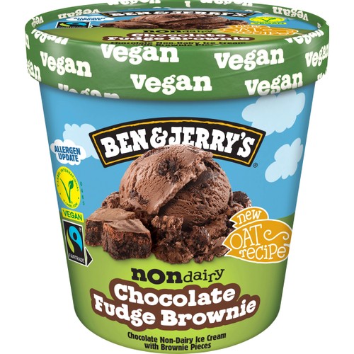 Glass Chocolate fudge brownie vegansk 465ml Ben & Jerrys