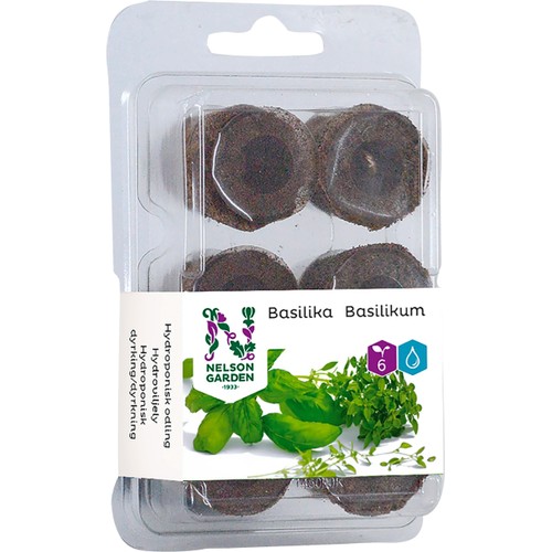 Odlingsplugg Hydroponisk basilika 6-p Nelson Garden