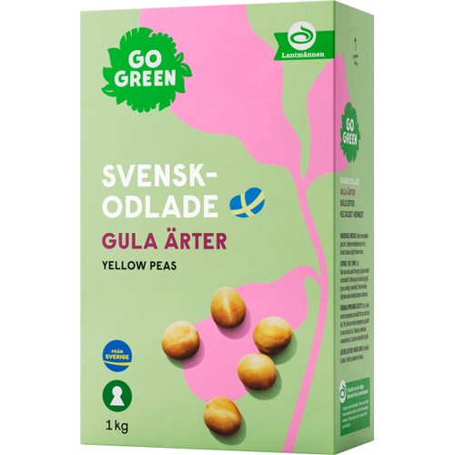 Gula ärter 1kg GoGreen