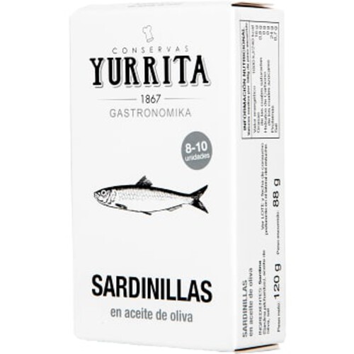 Yurrita Sardiner I Olivolja ca 120g Yurrita