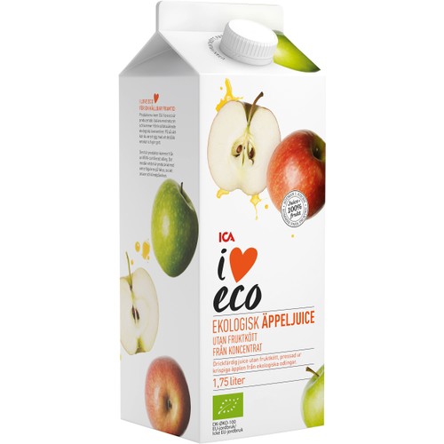 Äpplejuice 1,75l ICA I love eco