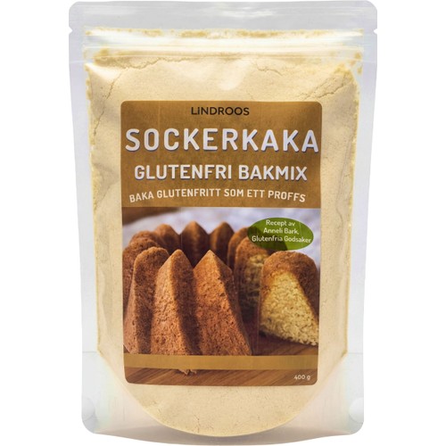 Bakmix Sockerkaka Glutenfri 400g Lindroos